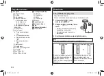 Preview for 302 page of Panasonic ES-CV51 Operating Instructions Manual