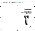Panasonic ES CV51 Operating Instructions Manual preview