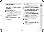 Preview for 27 page of Panasonic ES CV51 Operating Instructions Manual