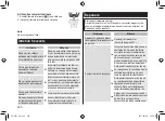 Предварительный просмотр 290 страницы Panasonic ES CV51 Operating Instructions Manual