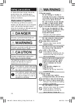 Preview for 10 page of Panasonic ES-DEL8A Operating Instructions Manual