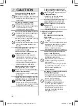 Предварительный просмотр 12 страницы Panasonic ES-DEL8A Operating Instructions Manual