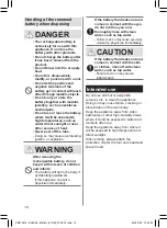 Preview for 14 page of Panasonic ES-DEL8A Operating Instructions Manual