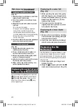 Предварительный просмотр 20 страницы Panasonic ES-DEL8A Operating Instructions Manual