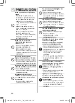 Предварительный просмотр 116 страницы Panasonic ES-DEL8A Operating Instructions Manual