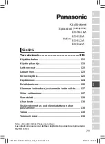 Предварительный просмотр 213 страницы Panasonic ES-DEL8A Operating Instructions Manual