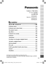 Preview for 335 page of Panasonic ES-DEL8A Operating Instructions Manual