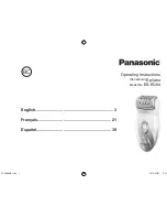 Panasonic ES-ED64 Operating Instructions Manual preview