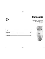 Preview for 1 page of Panasonic ES-ED64 Operating Instructions Manual