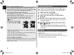 Preview for 14 page of Panasonic ES-ED70 Operating Instructions Manual