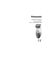 Panasonic ES-ED92 Operating Instructions Manual preview