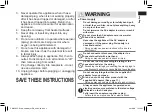 Preview for 5 page of Panasonic ES-EL8A Operating Instructions Manual