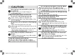 Preview for 9 page of Panasonic ES-EL9A Operating Instructions Manual