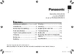 Preview for 3 page of Panasonic ES-EU10 Operating Instructions Manual