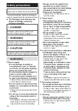 Preview for 11 page of Panasonic ES-EY30A-V503 Operating Instructions Manual