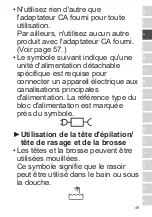 Preview for 50 page of Panasonic ES-EY30A-V503 Operating Instructions Manual