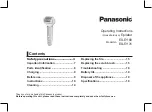 Panasonic ES-EY80 Operating Instructions Manual preview