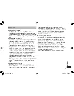 Предварительный просмотр 9 страницы Panasonic ES-LA12 Operating Instructions Manual