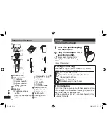 Предварительный просмотр 10 страницы Panasonic ES-LA12 Operating Instructions Manual