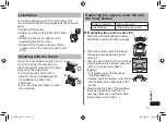 Preview for 15 page of Panasonic ES-LC50 Operating Instructions Manual