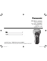 Preview for 1 page of Panasonic ES?LC60 Operating Instructions Manual