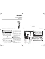 Panasonic ES-LF51 Operating Instructions preview