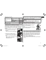 Preview for 11 page of Panasonic ES-LF71 Operating Instructions Manual