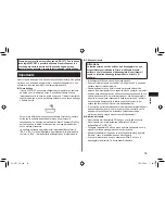 Preview for 35 page of Panasonic ES-LF71 Operating Instructions Manual