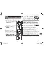 Preview for 73 page of Panasonic ES-LF71 Operating Instructions Manual