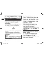 Preview for 112 page of Panasonic ES-LF71 Operating Instructions Manual