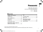 Preview for 3 page of Panasonic ES-LL21 Operating Instructions Manual