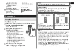 Preview for 11 page of Panasonic ES-LS8A Operating Instructions Manual