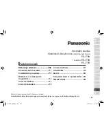 Preview for 265 page of Panasonic ES-LT2N Operating Instructions Manual