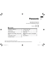 Предварительный просмотр 2 страницы Panasonic ES-LT3N Operating Instructions Manual