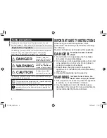 Предварительный просмотр 3 страницы Panasonic ES-LT3N Operating Instructions Manual