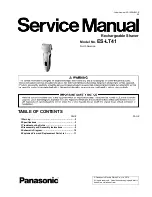 Panasonic ES-LT41 Service Manual preview