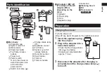 Предварительный просмотр 9 страницы Panasonic ES-LT4B Operating Instructions Manual