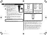 Preview for 10 page of Panasonic ES-LT4N Operating Instructions Manual