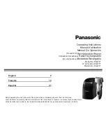 Panasonic ES-LT71-S Operating Instructions Manual preview