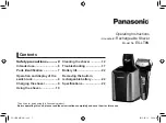 Preview for 1 page of Panasonic ES-LT8N Operating Instructions Manual