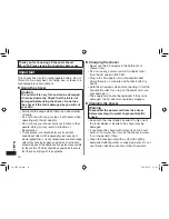 Предварительный просмотр 10 страницы Panasonic ES-LV50 Operating Instructions Manual