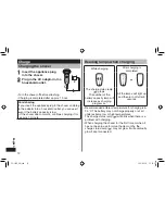 Предварительный просмотр 12 страницы Panasonic ES-LV50 Operating Instructions Manual