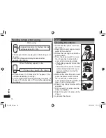 Предварительный просмотр 14 страницы Panasonic ES-LV50 Operating Instructions Manual