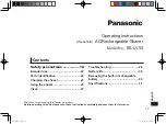 Предварительный просмотр 17 страницы Panasonic ES-LV53 Operating Instructions Manual