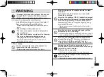 Предварительный просмотр 19 страницы Panasonic ES-LV53 Operating Instructions Manual