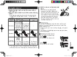 Предварительный просмотр 25 страницы Panasonic ES-LV53 Operating Instructions Manual