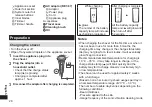 Preview for 28 page of Panasonic ES-LV5C Operating Instructions Manual