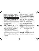 Предварительный просмотр 4 страницы Panasonic ES-LV61 Operating Instructions Manual