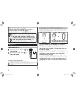 Предварительный просмотр 22 страницы Panasonic ES-LV61 Operating Instructions Manual