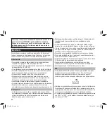 Предварительный просмотр 44 страницы Panasonic ES-LV61 Operating Instructions Manual